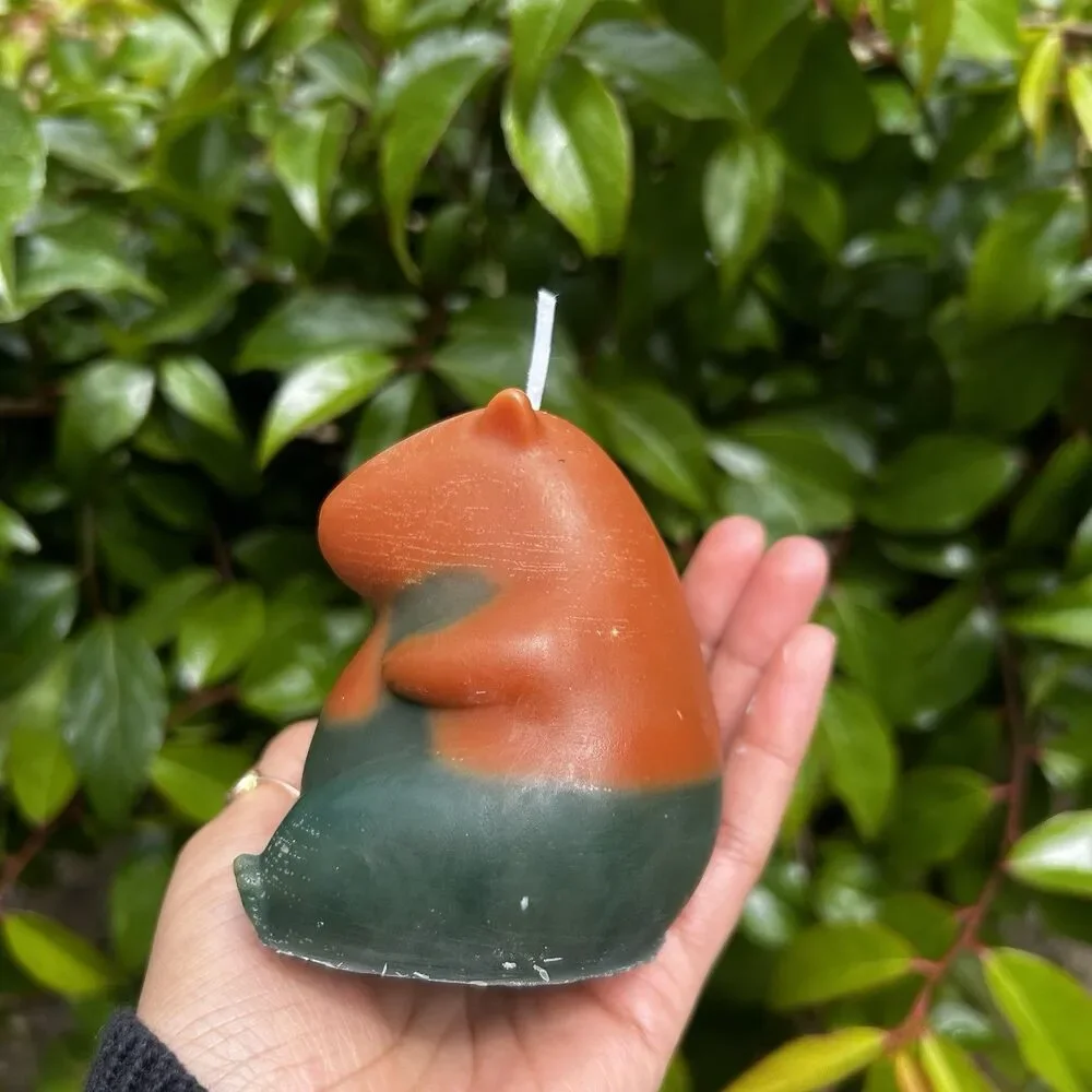 Capybara Candle/ Handmade Candle/ Hamster Candle/ Rodent Candle/ Christmas Gift